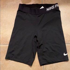 Nike pro biker shorts